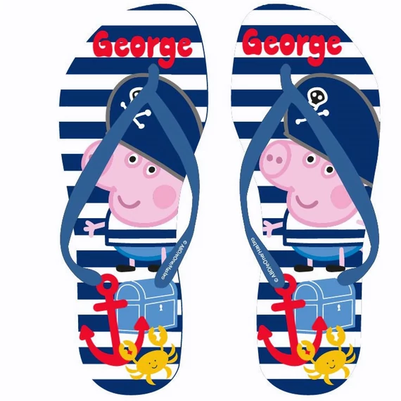 Peppa Malac Pirate gyerek papucs, Flip-Flop 24-29