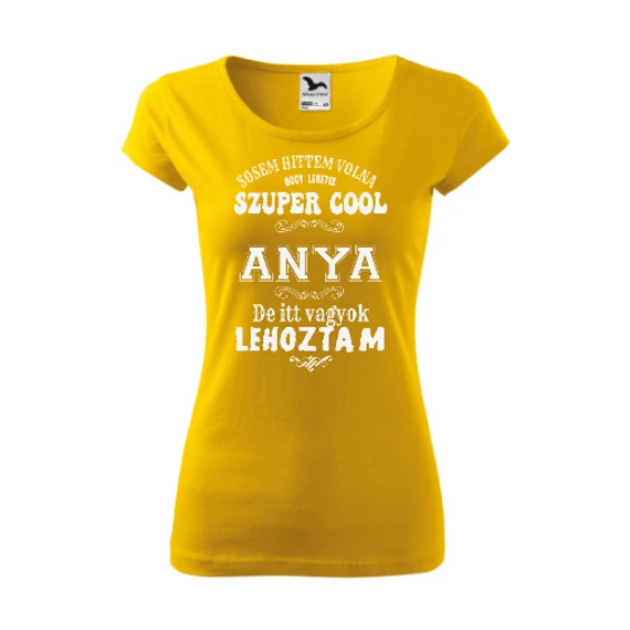 Sosem Hittem Volna Citrom Szűkített Női Póló