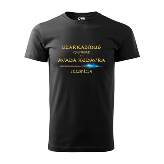 Avada Kedavra Fekete Férfi Póló