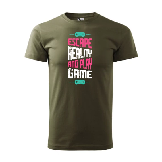 Escape Reality Military Férfi Póló