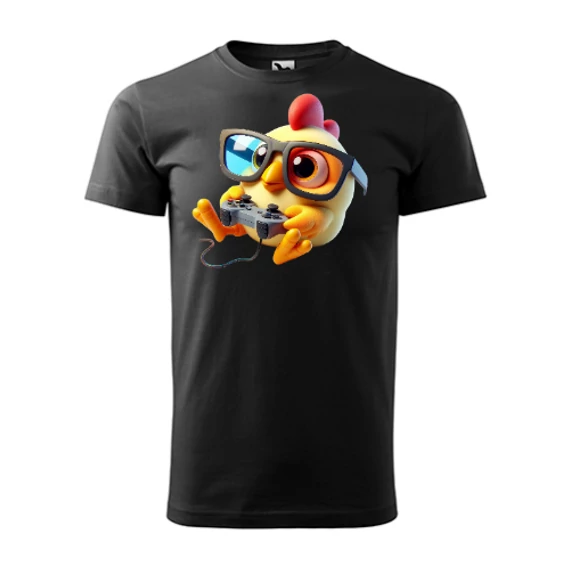 Gamer Csipi Fekete Póló