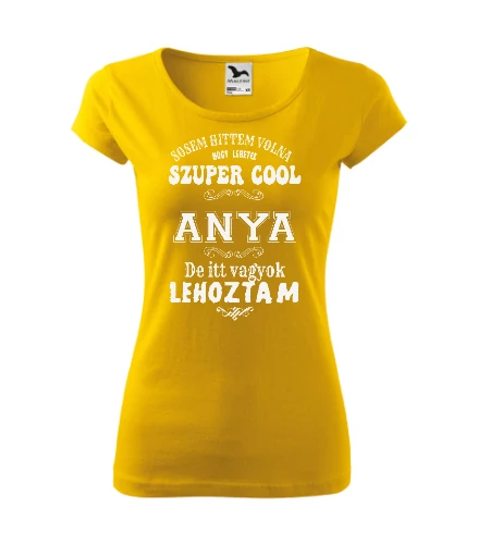 Sosem Hittem Volna Citrom Szűkített Női Póló
