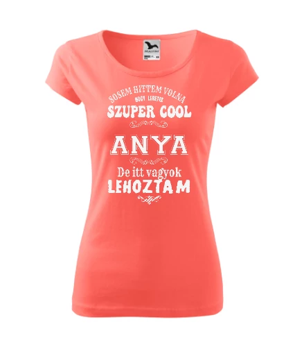 Sosem Hittem Volna Coral Szűkített Női Póló