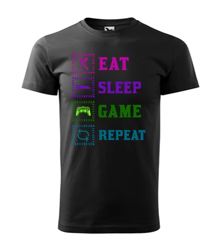 Gamer Fekete Férfi Póló