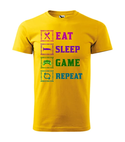 Gamer Sarga Férfi Póló 