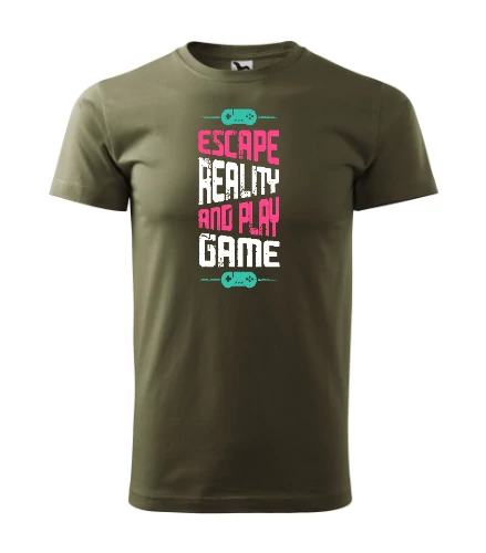 Escape Reality Military Férfi Póló