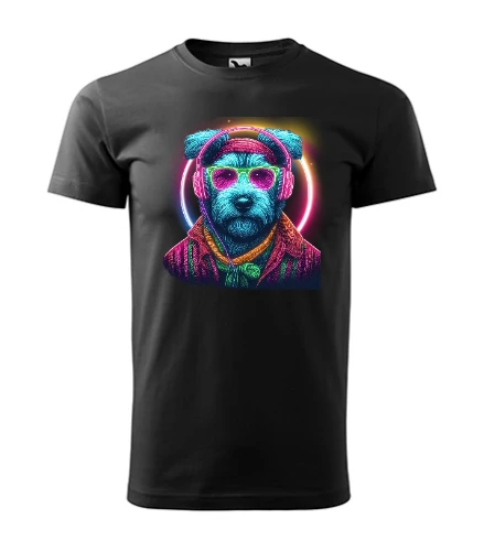 Neon Kutya Fekete Férfi Póló