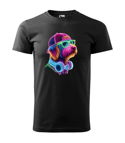 Neon Kutya 2 Fekete Férfi Póló