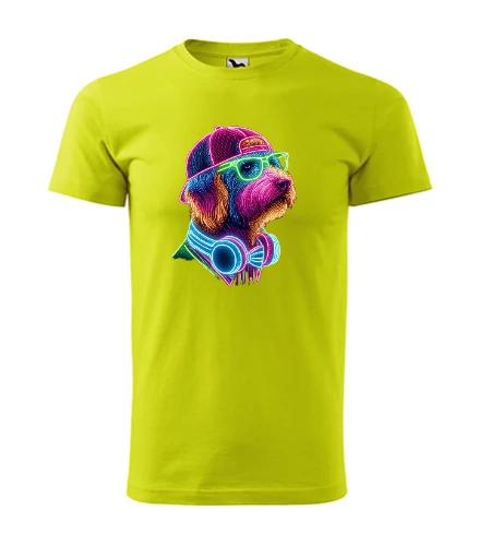 Neon Kutya 2 Lime Férfi Póló