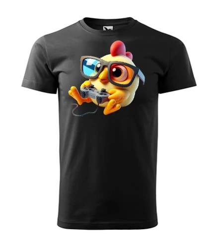 Gamer Csipi Fekete Póló